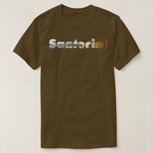 Santorini T-shirt (Design voorkant)