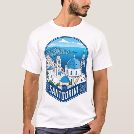 SANTORINI T-SHIRT (Voorkant)