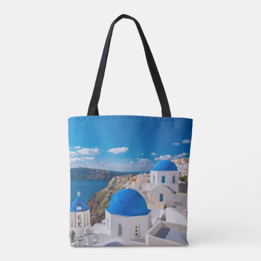 Santorini Tas Griekenland Theme Bag Souvenir (Achterkant)