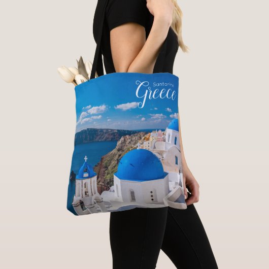 Santorini Tas Griekenland Theme Bag Souvenir (Dichtbij)