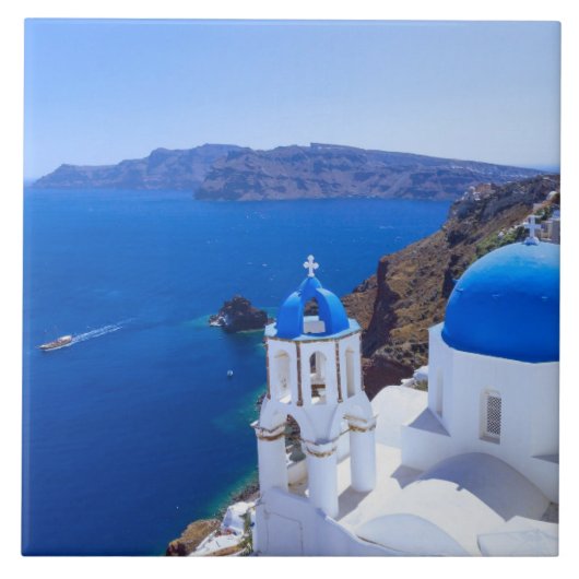 Santorini Tegeltje (Voorkant)