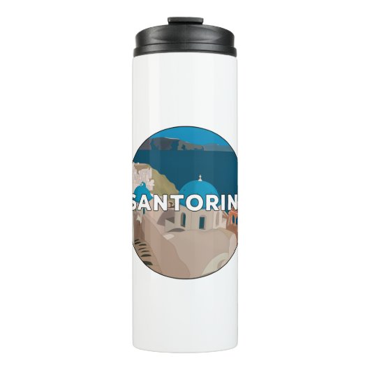 Santorini Thermosbeker (Voorkant)