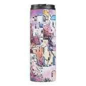 "Santorini". Thermosbeker (Achterkant)