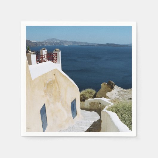 Santorini tissues servet (Voorkant)