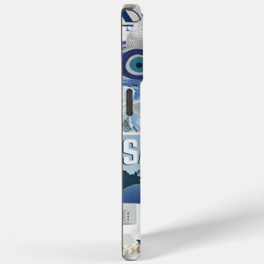 Santorini Travel Griekenland Kustblauwe collage Case-Mate iPhone Case (Achterkant / Rechts)