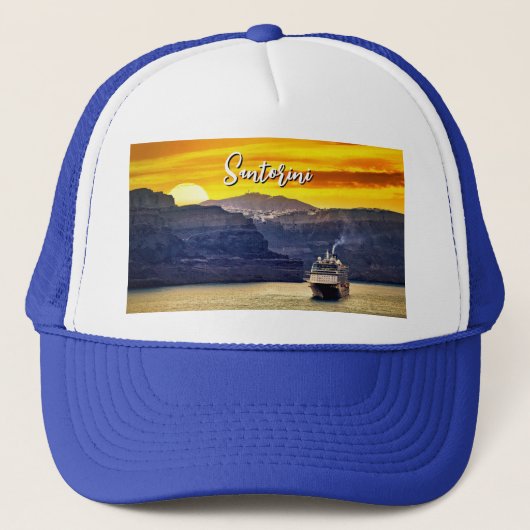 Santorini Trucker Pet (Voorkant)