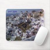 SANTORINI UITZICHT MOUSEPAD MUISMAT (Met muis)