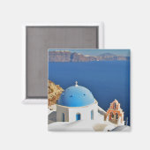 Santorini van Oia Magnet (Voorkant / Achterkant)