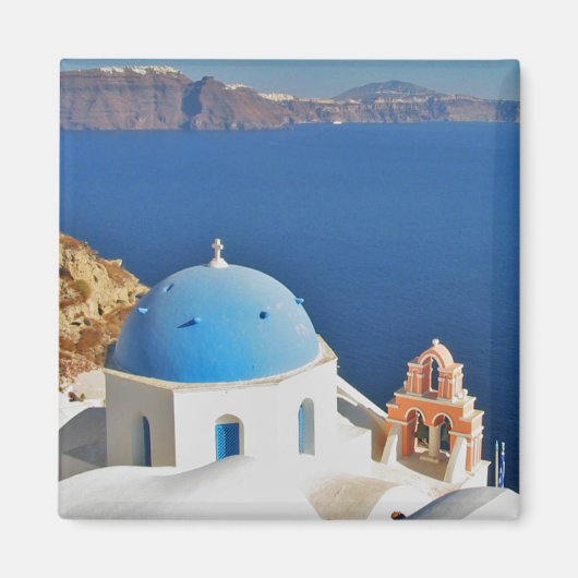 Santorini van Oia Magnet (Voorkant)