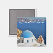 Santorini van Oia Magnet (Voorkant / Achterkant)