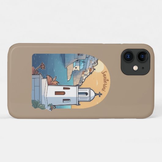 Santorini verkennen, Griekenland Case-Mate iPhone Case (Achterkant (horizontaal))