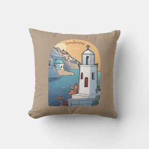 Santorini verkennen, Griekenland Kussen