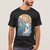 Santorini verkennen, Griekenland T-shirt (Voorkant)
