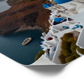 Santorini - Vintage Travel Poster (Hoek)