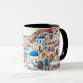 Santorini, waar elk moment schijnt mok (Voorkant rechts)