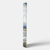 Santorini Waterverf Griekenland Case-Mate iPhone Case (Achterkant / Rechts)