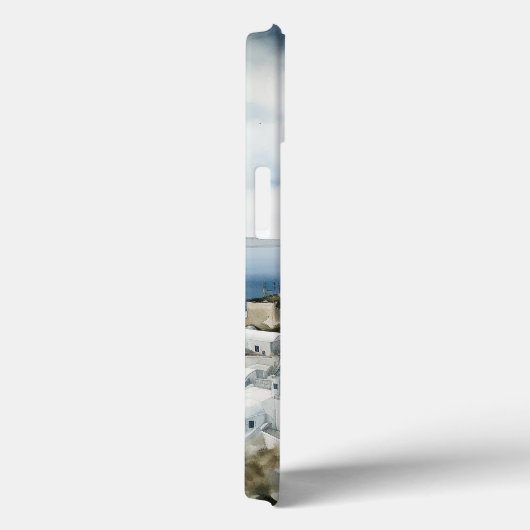 Santorini Waterverf Griekenland Case-Mate iPhone Case (Achterkant / Rechts)