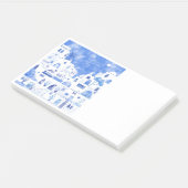 Santorini Waterverf Griekenland Post-it® Notes (Schuin)