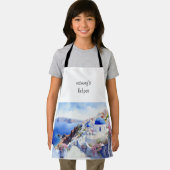 Santorini Waterverf mama helper Schort (Insitu)