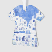 Santorini Waterverf Ornament (voorkant)