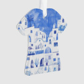 Santorini Waterverf Ornament (voorkant)