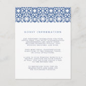 Santorini Wedding Details Enclosure Kaart | Lapis (Voorkant)