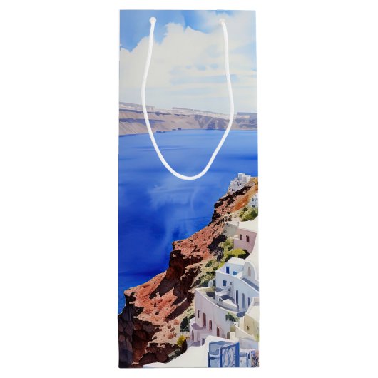 Santorini Wijn Cadeautas (Achterkant)