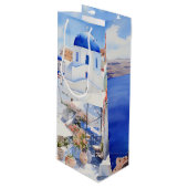 Santorini Wijn Cadeautas (Voorkant Gekanteld)