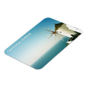 Santorini windmolen, Griekenland Magneet (Linkerzijde)