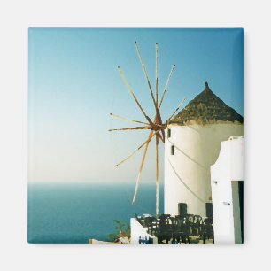 Santorini windmolen, Griekenland Magneet