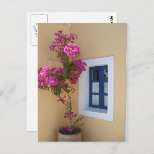 Santorini Window Briefkaart (Voorkant / Achterkant)