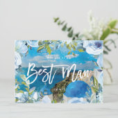 santorini zal je mijn beste voorstel zijn bedankkaart (Staand voorkant)