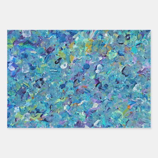 Santorini Zee Glass Wrapping Paper (Voorkant 3)