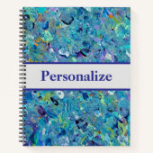 Santorini Zeeglas Notitieboek (Voorkant)