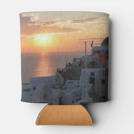 Santorini Zonsondergang Koelbox Blikjeskoeler (Achterkant)