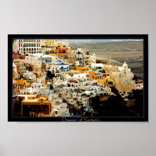 Santornini II Poster (Voorkant)