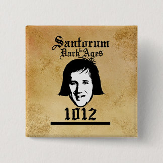 Santorum 1012 vierkante button 5,1 cm