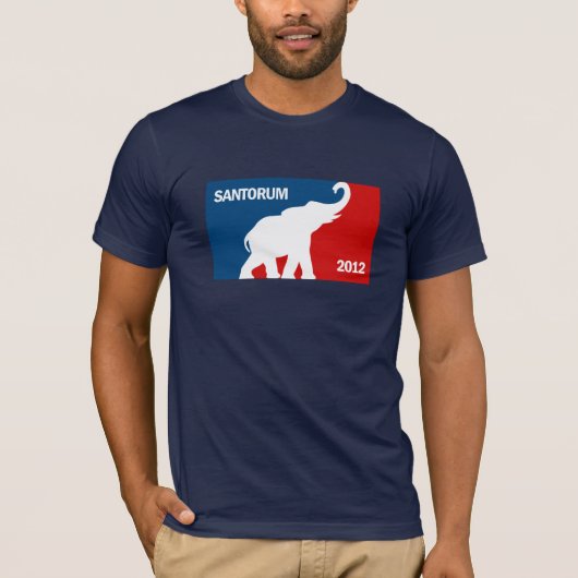 SANTORUM 2012 PRO T-SHIRT (Voorkant)