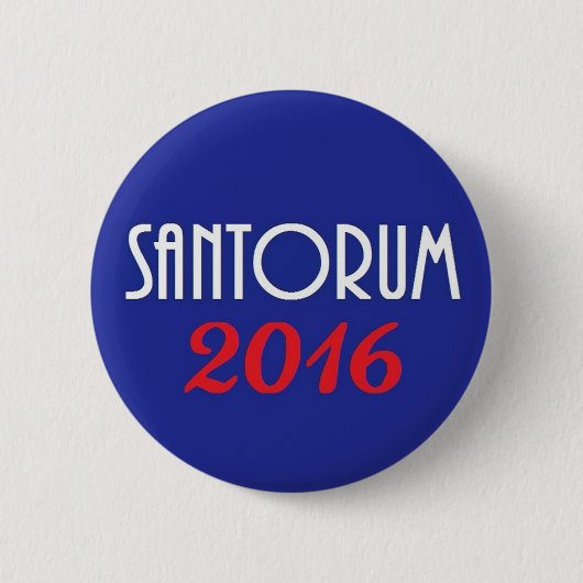 SANTORUM 2016 RONDE BUTTON 5,7 CM (Voorkant)