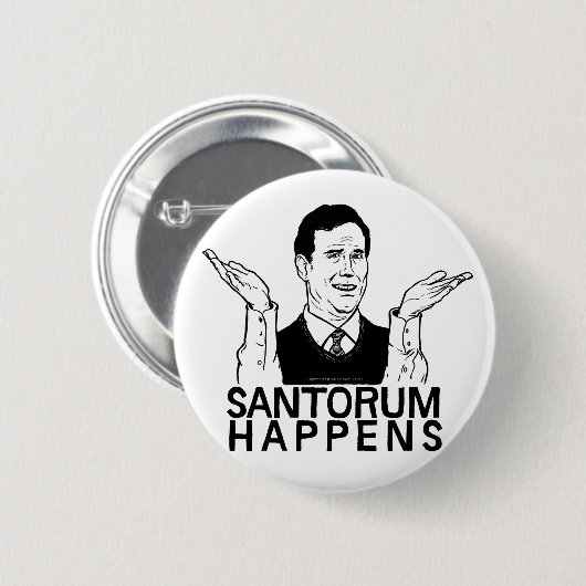 Santorum is Button (Voorkant /achterkant)