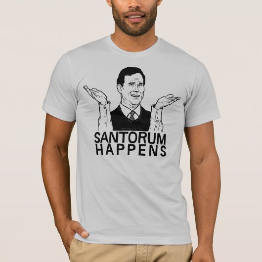 Santorum is Shirt (Voorkant)
