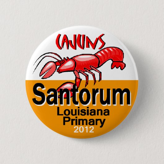 Santorum LOUISIANA Button (Voorkant)
