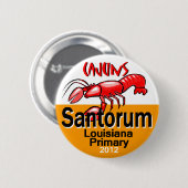 Santorum LOUISIANA Button (Voorkant /achterkant)