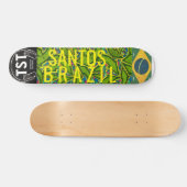 SANTOS BRAZILIË Skateboard, 7 ¾" Deck Persoonlijk Skateboard (Horizontaal)