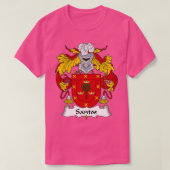 Santos Coat of Arms Family Crest  T-shirt (Design voorkant)