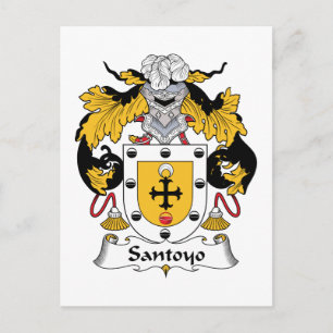 Santos Family Crest Briefkaart