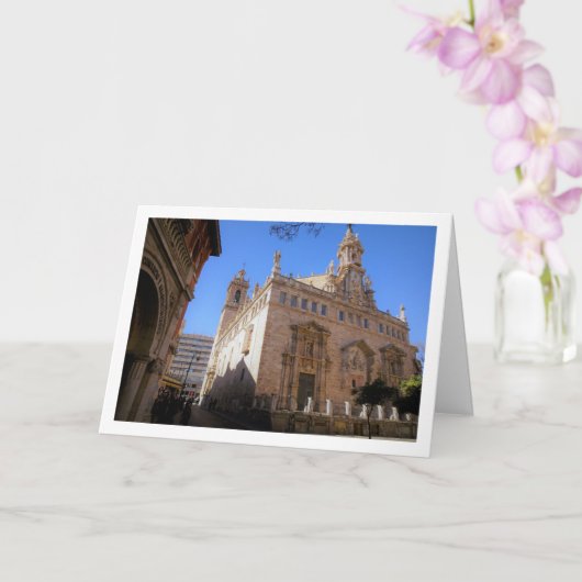 Santos Juanes Church, Valencia, España Kaart (Orchidee)