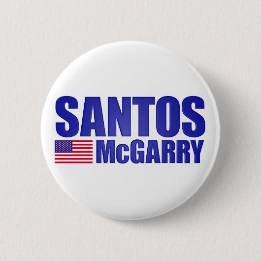 Santos McGarry Ronde Button 5,7 Cm (Voorkant)
