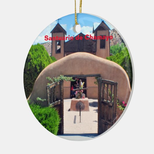 Santuario de Chamayo New Mexico Ornament (Links)