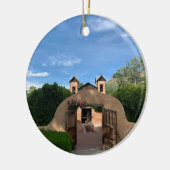 Santuario de Chimayo kerk foto katholiek Keramisch Ornament (Links)